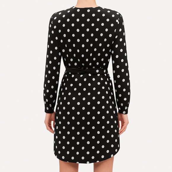 NWT Banana Republic Factory Polka Dot Dress Size 6 - Picture 2 of 14